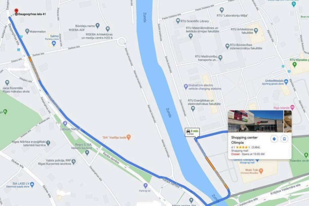 Daugavgrivas41 6 Can Stay Parking Free Old Town 6Min Shop 3Min Рига Экстерьер фото