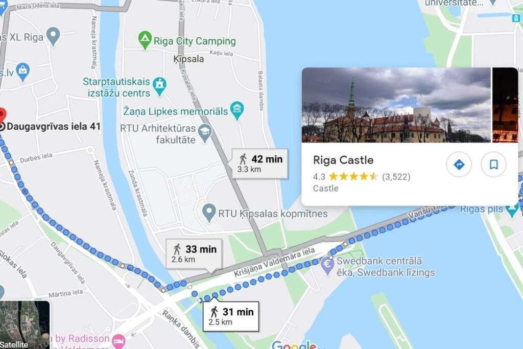 Daugavgrivas41 6 Can Stay Parking Free Old Town 6Min Shop 3Min Рига Экстерьер фото